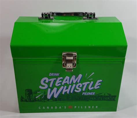 steam whistle metal lunch box|STEAM WHISTLE PREMIUM PILSNER LUNCHBOX 473ML 6PK .